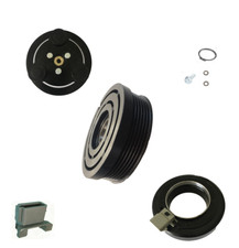 Ac Compressor Clutch Kit Pulley Coil Fits 2004 - 2006 Ford F-150 8 Cyl 4.6l 5.4l