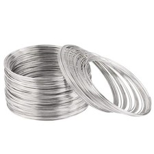 800 Loops Silver Memory Wire 22 Gauge Jewelry Beading for Jewelry...
