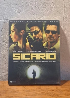 Sicario - 4k Ultra Hd + Blu-Ray - Édition Limitée Digipack collector - Photo 1/2