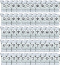 120PK Wholesale Kids Crew Socks, Childrens Cotton Casual Crew Socks 4-6 White