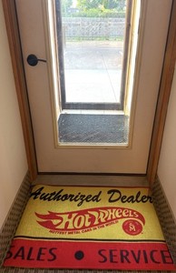 NEW SOCIETY6 HOT WHEELS Boys 35x24 ENTRANCE DOOR WELCOME MAT Polyester