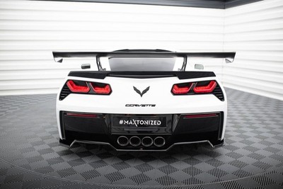 Maxton Design Carbon Heckspoiler Heckflügel Standfuß Innen passend für Chevrolet