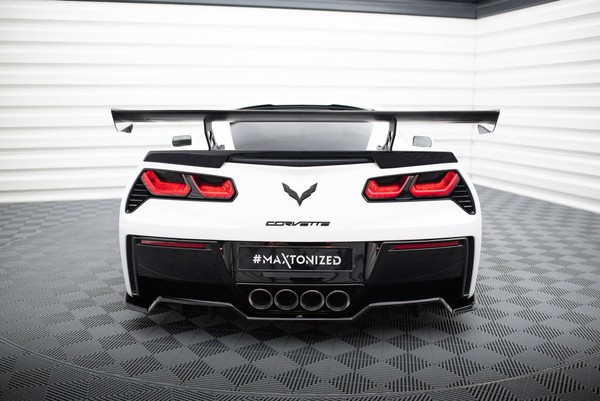 Maxton Design Carbon Heckspoiler HeckflüGel Standfuß Innen Passend FüR Chevrolet-image