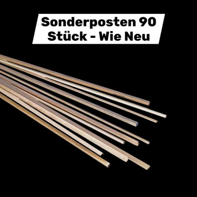 Reely Rundmessing Stab Profil Messing 2 mm Durchmesser 500 mm Länge 90 STÜCK