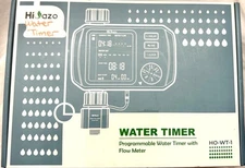 Hioazo Programmable Water Timer With Flow Meter HO-WT-1 Automatic Garden