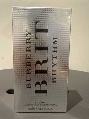 Burberry Brit Rhythm Intense Men 90ml / 3.0oz EDT Spray NIB Sealed Rare