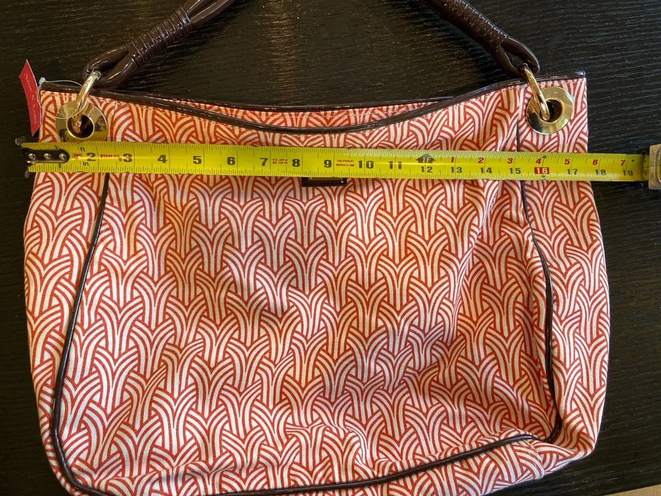 Ame & Lulu Bolso de Mano Cartera Bolso de Mano Rojo Geométrico Nuevo con Etiquetas Foto 2 de 3