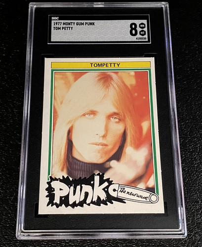 SGC 8 TOM PETTY Rookie Card 1977 Monty Gum Punk The New Wave The Heartbreakers prezzo ebay