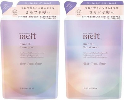 Kao Melt Smooth Shampoo und Behandlung Nachfüller 380 ml x 2 Flaschen im...
