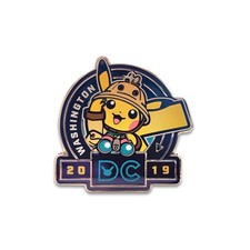 Pokemon Pikachu Washington DC 2019 World Championship Lapel Pin Enamel