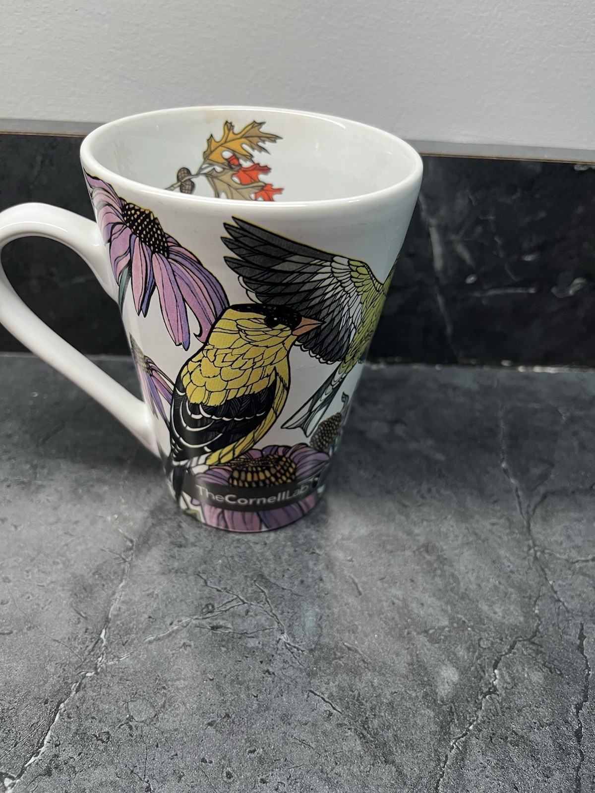 Cornell Lab of Ornithology "America's Favorite Birds" Mug Ft Blue Jay And Finch