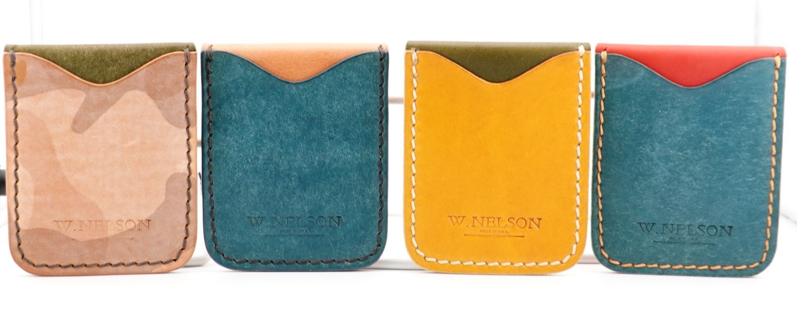 Card Wallet, Front Pocket Wallet, Minimalist Wallet, Handmade Wallet Leather USA