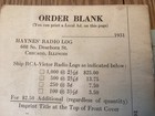 1931 VINTAGE BOOKLET RCA VICTOR RADIO STATIONS LOG, ADVERTISING — photo 3