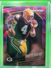 2025 Prizm Black Brett Favre /149 Purple Ice Parallel