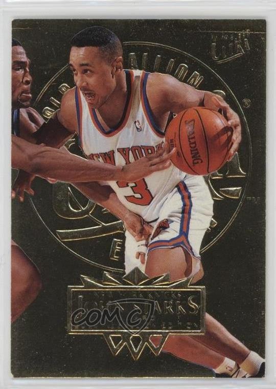 1995-96 Fleer Ultra Gold Medallion Edition John Starks #122 0q3