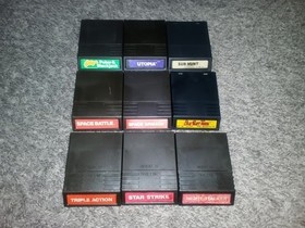 Mattell Intellivision Games Lot of 27 Tested and Working See Pics