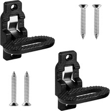 2 Pack Folding Safety Step,Black, E-Coat Steel Heavy-Duty Fold down Utility Body