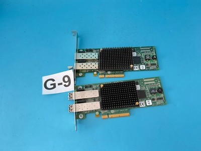 Lot of 2 HP Emulex Dual Port 10GbE SFP+ Network Adapter PCIe 489193-001 4763-630