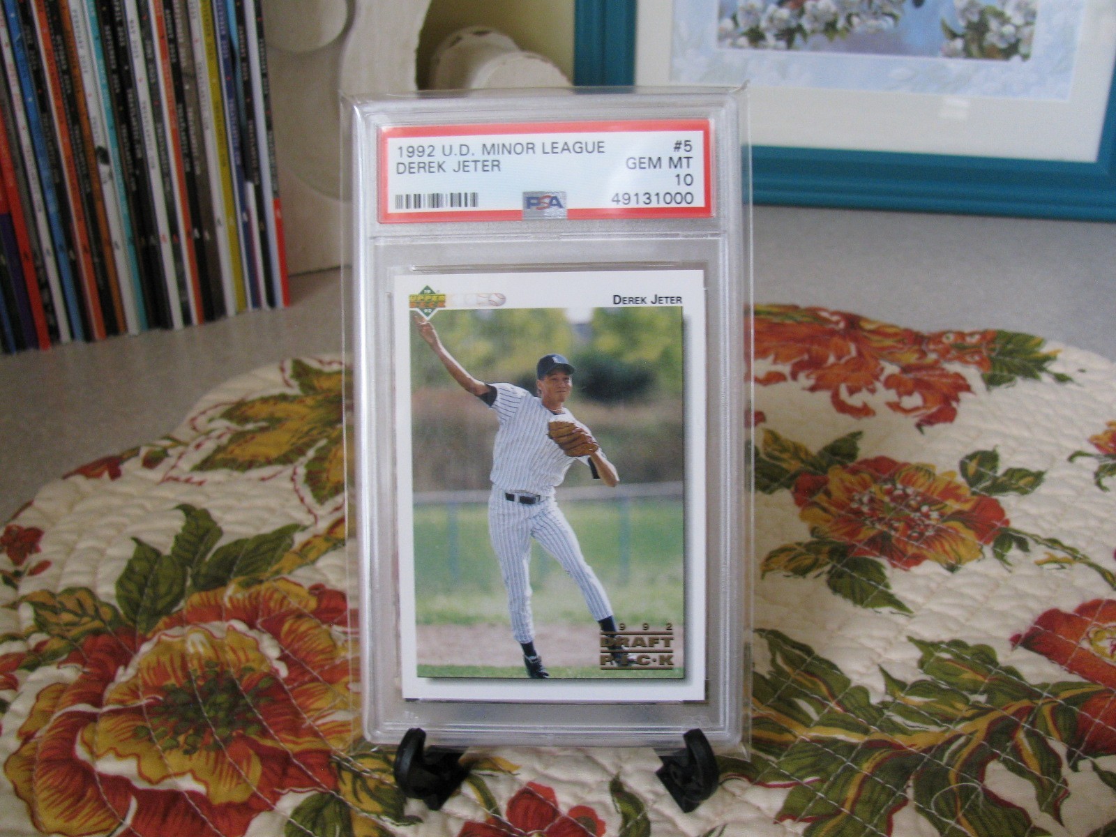 1992 Upper Deck Minor League Baseball Derek Jeter Rookie Card #5 PSA-10 Gem