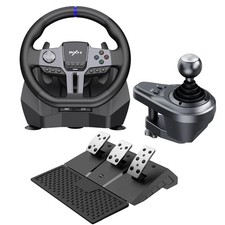 PXN V9 Gen2 Racing Wheel con Pedali e Shifter, 270/900° per PC, PS4, Xbox