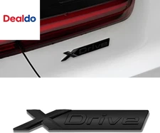 1PCS Xdrive Emblem Badge Sticker Bright Black Compatible with 1 2 3 4 5 Series X