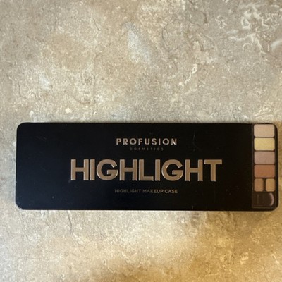 Profusion Highlight Palette 6 Shades Dreamy Charming Tempting Brush Luminous