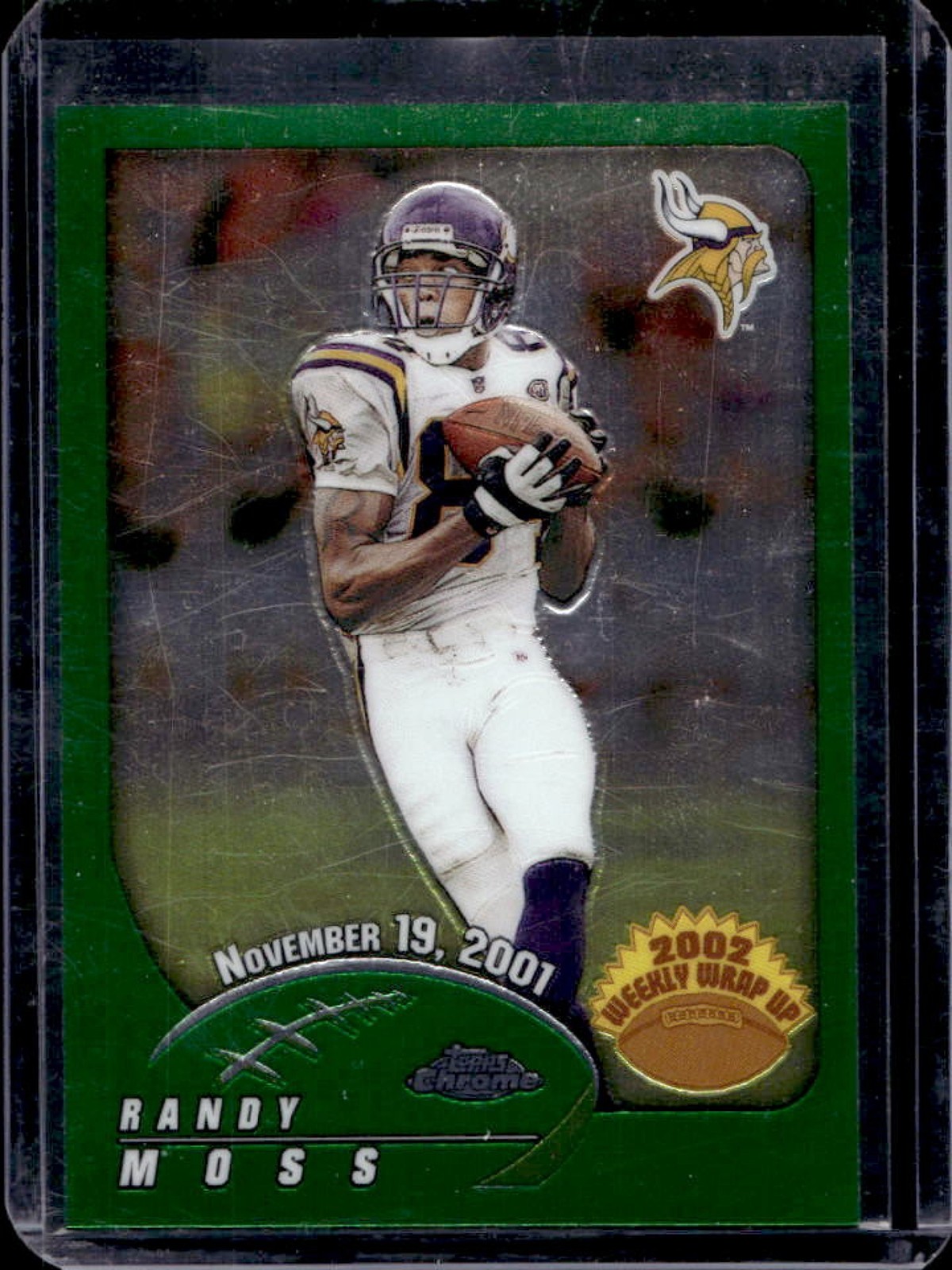 2002 Topps Chrome Randy Moss #155 Vikings