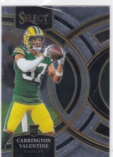 2023 Panini Select #118 Carrington Valentine RC Green Bay Packers