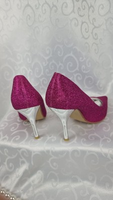 Damen Schuhe Neu Gr. 38 Paola Milano Pumps Pink High Heel Stiletto-Absatz 24/157