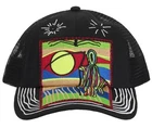 Chapeau panneau Supreme SS24' Reaper Mesh Back 6 Josh Smith (NOIR) RARE EXPÉDIÉ MAINTENANT !