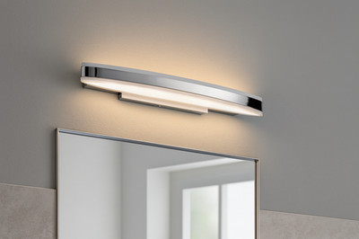 Paulmann LED Spiegelleuchte Kuma Chrom Weiss Ip44 3000K 230V 9Watt