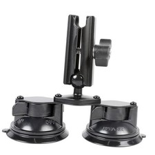 Dual Suction Cup Base with 1" Ball, Heavy Duty 2 Dual Suction Cup w 3.54" Arm