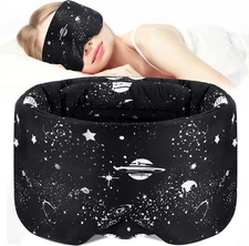 Ice Silk Sleep Mask for Side Sleeping - Cooling Comfort Eye Mask for Men & Women