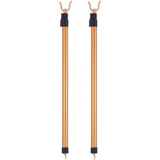 2 Pcs Adjustable Drying Rod Telescopic Clothes Laundry Pole Reach for Closet