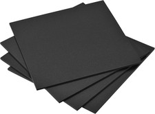 Black EVA Foam Sheets 10 X 10 Inch 5Mm Thickness for Crafts DIY Projects, 4 Pcs