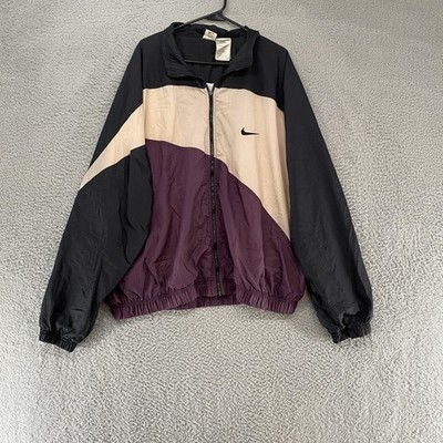 Vintage Nike Jacket Mens XL Windbreaker Big Swoosh 90s Colorblock