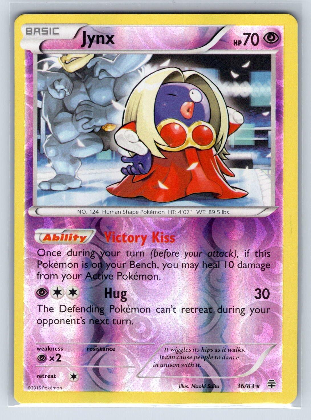 Jynx 36/83 Generations Pokemon Reverse Holo Near Mint