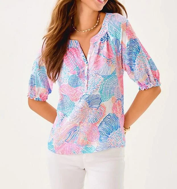 Lilly Pulitzer Pink Linen Tops for Women | eBay