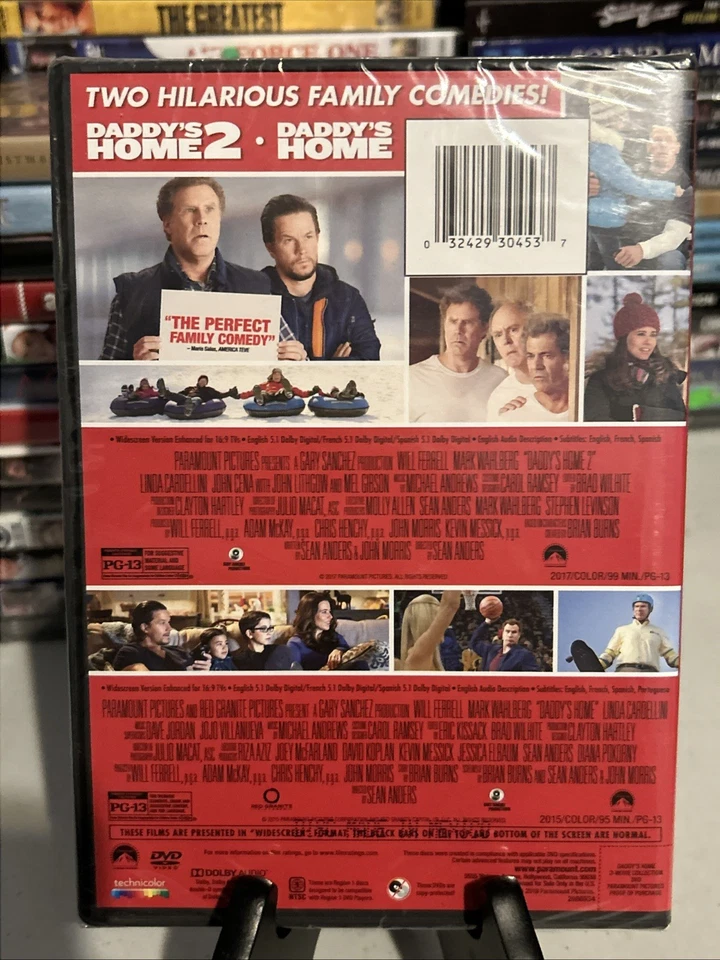 Daddy's Home/Daddy's Home 2 Double Feature [DVD] NEW BUY 3 DVDs GET 1 FREE - Image 2 of 4