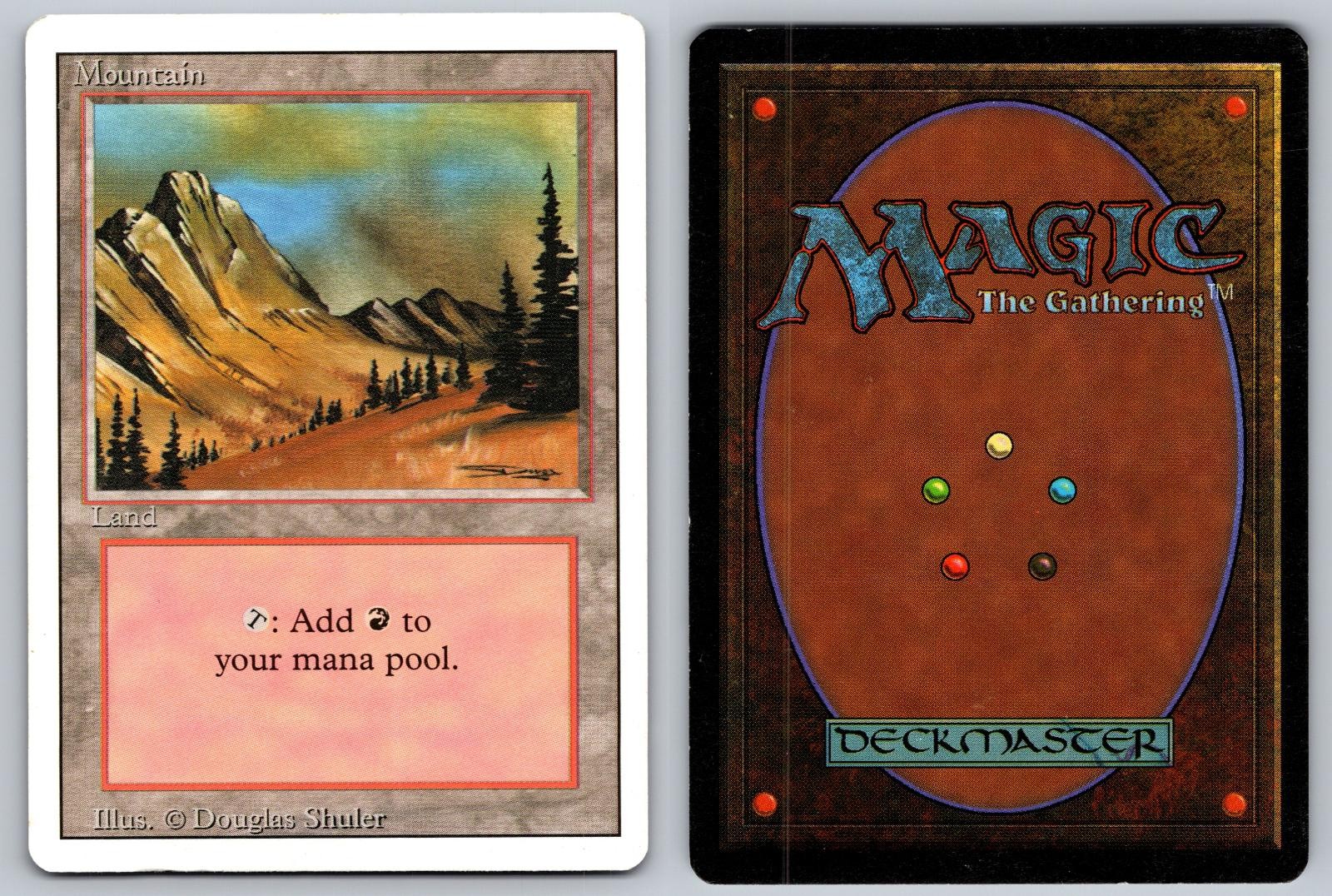 MOUNTAIN (C) 292 LAND REVISED EDITION MAGIC: THE GATHERING LP