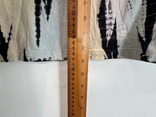 AllSaints Top Womens Size Medium Coni Tie Dye Tank Top Shoulders Pad Sleeveless - Picture 5 of 7