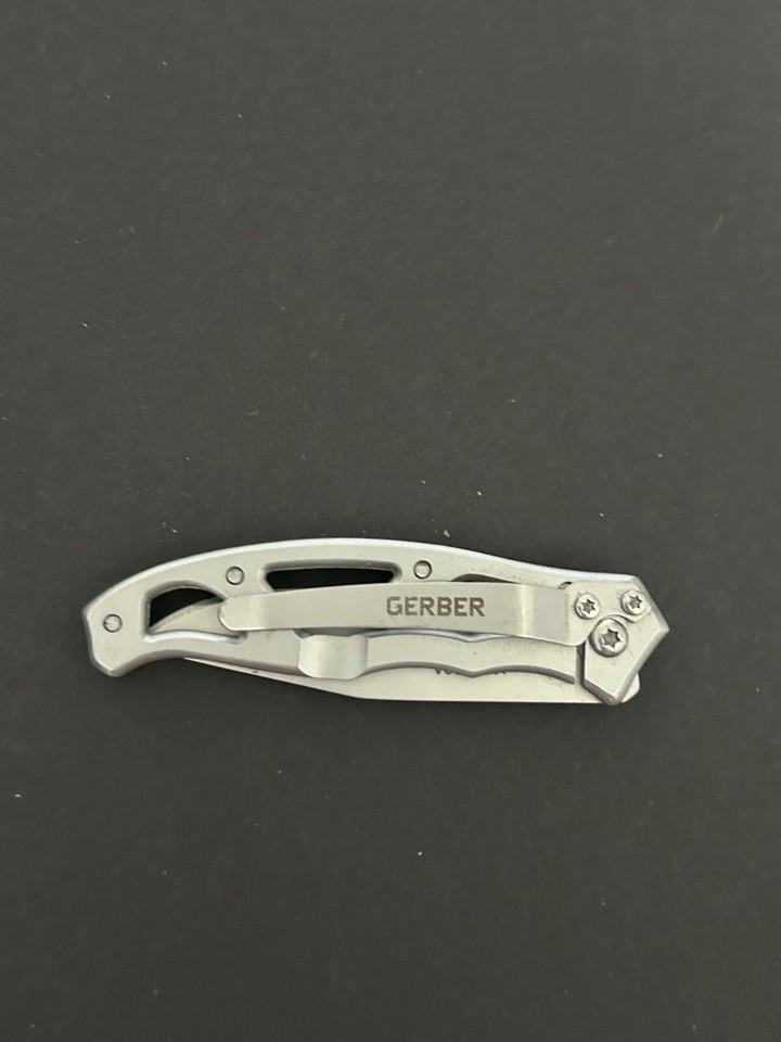 Gerber Mini Paraframe EDC Pocket Knife Plain or Serrated Blade - FREE ...