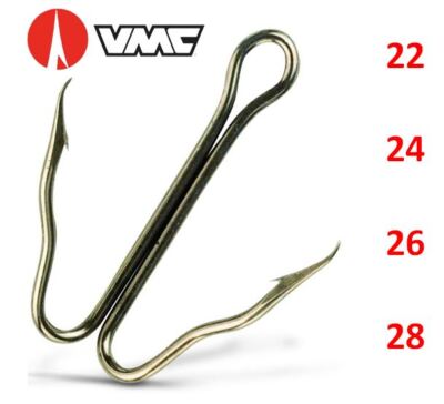 VMC 9900 BZ 10er-Pack Blitz Raubfisch Zwillingshaken brüniert Zander Barsch Hech