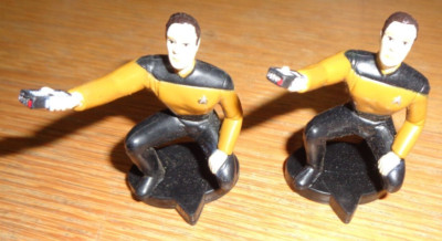 1999 Star Trek Next Generation 3D Chess Lieutenant Commander Data Knight 2 Black