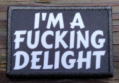 Im A F'ing Delight Funny Tactical Army Removable Hook and Loop Morale ...