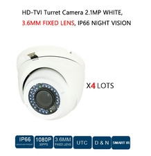 LTS CMHT1422 *4LOT* Full HD 1080P HD-TVI Turret Camera 2.1MP High Definition