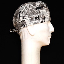 Archie Comics Film Strip All Over Theme Scrub Hat
