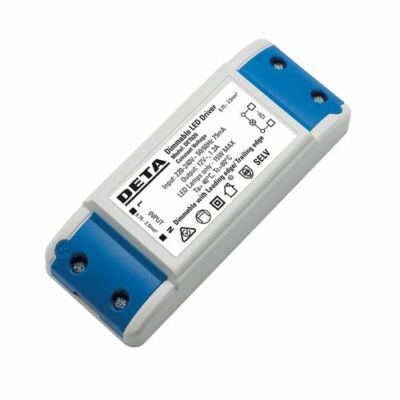 Deta 12V 15W Dimmable Electronic Transformer - For LED Globes
