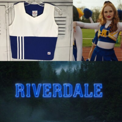 Cheerleading Uniform Vest Plain Riverdale Blue 40”Chest