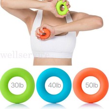 Hand Grip Power Exerciser Strengthener Strength Trainer Gym Ring  Training Gift